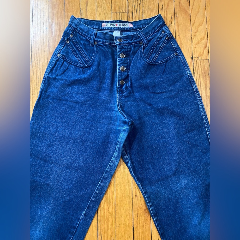 80s-90s Vintage • Zena Jeans - Picture 2 of 8